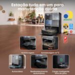 eufy X10 Pro: aspiração 8000Pa, lava e seca sozinho, evita obstáculos e é ideal para casas com pets. - Imagem 2