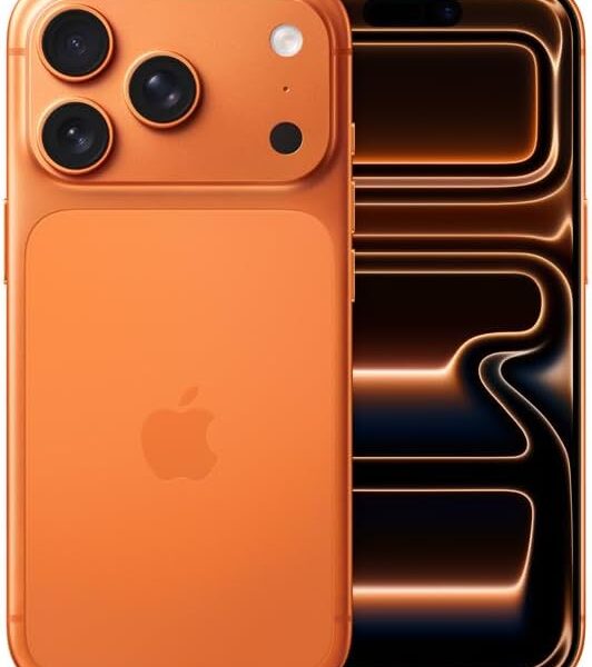 iPhone 17 Pro 256GB Laranja Cósmico: desempenho máximo, câmaras Pro e autonomia revolucionária.