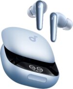 soundcore Liberty 4 Pro da Anker, Fone de Ouvido Bluetooth 5.3, Adaptativo ANC 7 Sensores, Carregamento Rápido 2X, Som Hi-Fi Studio, 6 Mics+ IA para Chamadas em Qualquer Ambiente, TWS sem fio, Azul