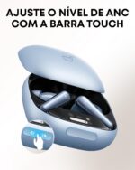 soundcore Liberty 4 Pro da Anker, Fone de Ouvido Bluetooth 5.3, Adaptativo ANC 7 Sensores, Carregamento Rápido 2X, Som Hi-Fi Studio, 6 Mics+ IA para Chamadas em Qualquer Ambiente, TWS sem fio, Azul - Imagem 2