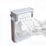 ventilador com umidificador, mini ar condicionado portatil USB Led Com Reservatório E Alça 600ml É possível adicionar especiarias ou repelentes